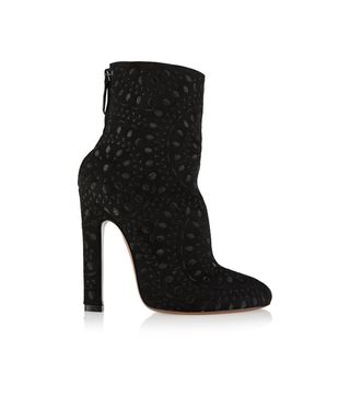 Alaïa + Embroidered Ankle Boot
