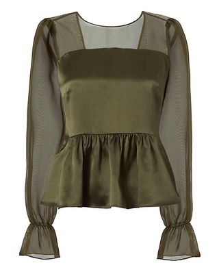 Exclusive for Intermix + Mika Bow Back Blouse