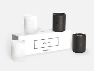 Brooklinen + AM to PM Scented Candle Set