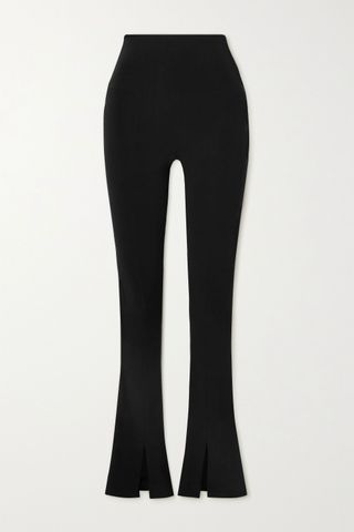 Norma Kamali + Spat Stretch-Jersey Flared Leggings