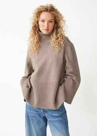 & Other Stories + Oversized Wool Knit Turtleneck