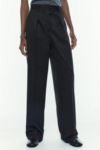 Zara + Pinstripe Pants