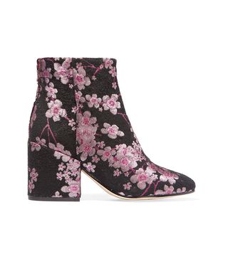 Sam Edelman + Taye Floral-Brocade Ankle Boots