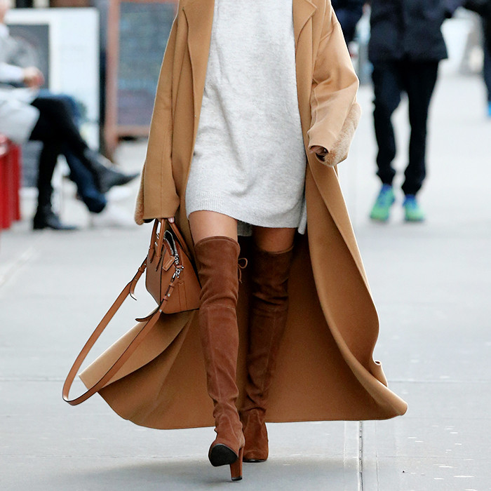 We Found a $50 Version of the Celeb-Loved Winter Boots Supermodels Keep  Wearing