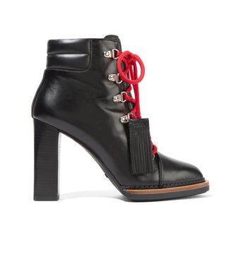 Tod's + Tasseled Leather Ankle Boots
