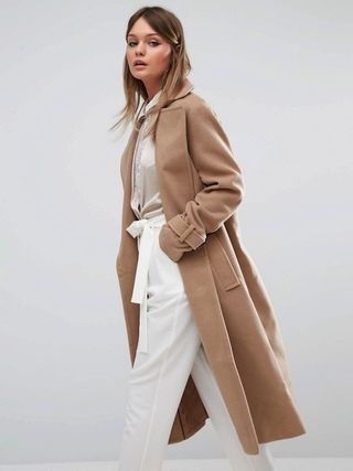 Fashion Union + Full Length Smart Over Coat