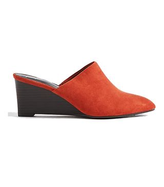 Marks and Spencer + Wedge-Heel Mule Shoes