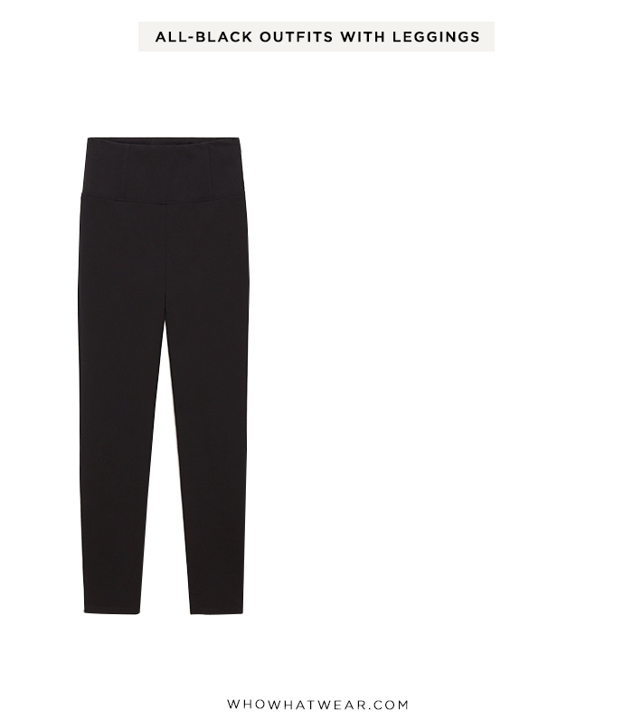 The Best All Black Outfits With Leggings Who What Wear