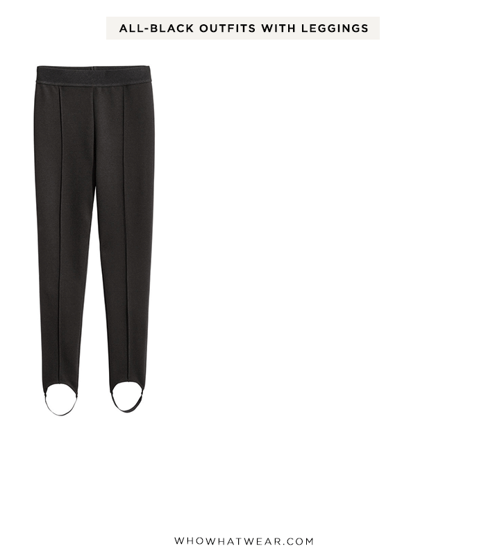 The Best All Black Outfits With Leggings Who What Wear