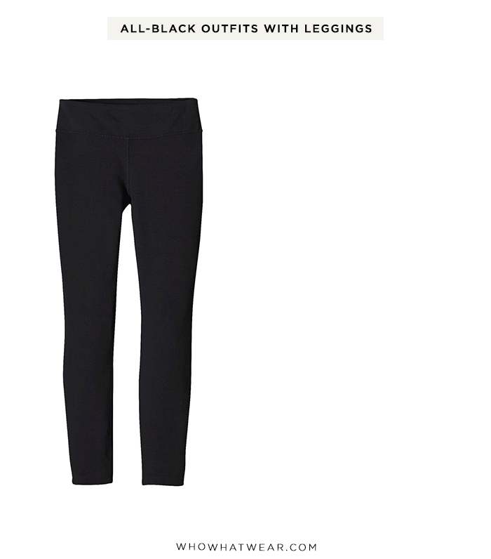 The Best All Black Outfits With Leggings Who What Wear