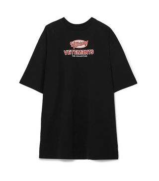 Vetements + Oversized Printed Stretch-Cotton Jersey T-Shirt