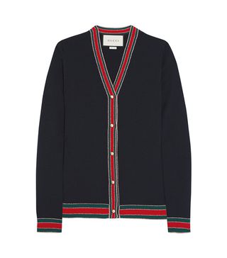 Gucci + Striped Wool Cardigan