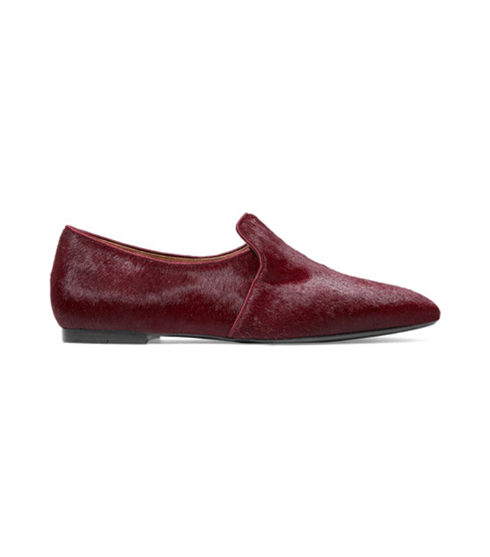 The Row + Alys Calf Hair Loafers