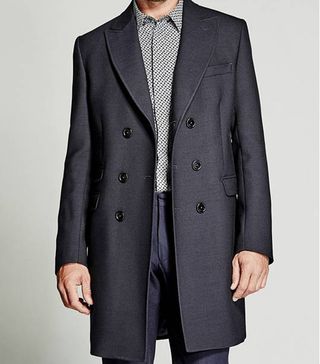 Guess + Double-Breasted Jacket