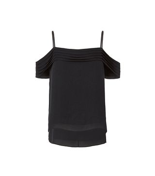 T by Alexander Wang + Pleated Shoulder Top