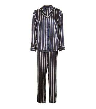 Topshop + Satin Stripe Pajama Set