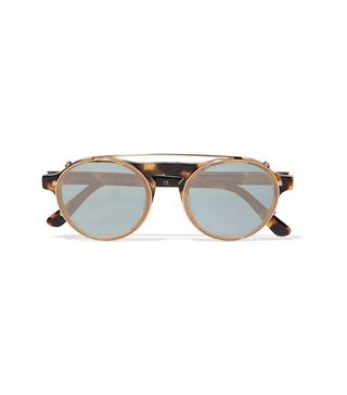 Westward Leaning + Dyad 6 Aviator-Style Acetate And Gold-Tone Sunglasses