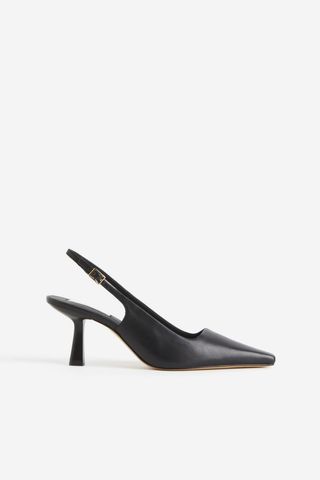 H&M + Leather Slingbacks