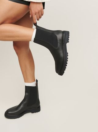 Reformation + Katerina Lug Sole Chelsea Boot
