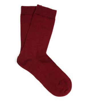 Falke + Soft Wool and Cotton-Blend Socks
