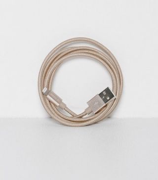 Le Cord + Solid Gold iPhone Cable