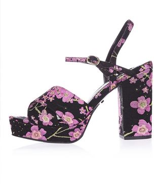 Topshop + Leona Floral Sandals