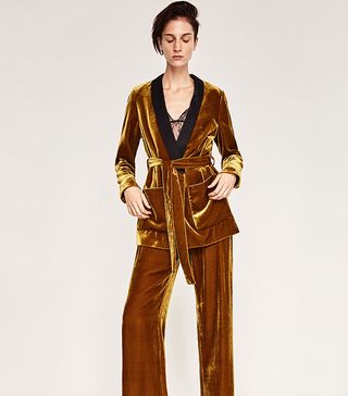 Zara + Velvet Suit
