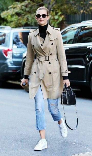 Celebrity Outfit Ideas for Looking Slim While Bundling Up | Who What Wear