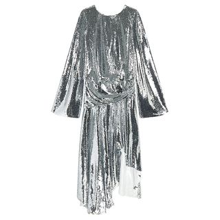 ASOS Edition + Drop Waist All Over Sequin Midi Dress