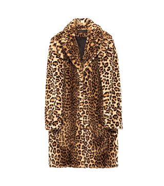 Zara + Faux Fur Leopard Coat