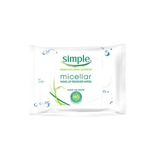 Simple + Micellar Make-Up Remover Wipes