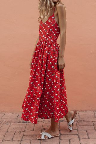 Posse + Anouk Dress - Red Floral
