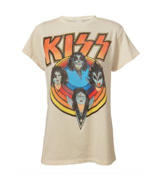 Madeworn + Kiss Logo Distressed T-Shirt