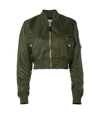 Alpha Industries + Cropped Bomber Jacket