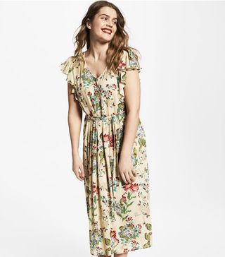 Violeta by Mango + Printed Long Dress