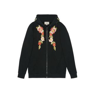 Gucci + Embroidered Hooded Sweatshirt