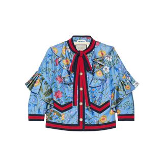 Gucci + New Flora Silk Jacket