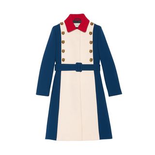 Gucci + Wool A-Line Coat