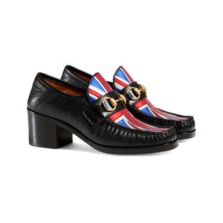 Gucci + Union Jack Horsebit Loafer