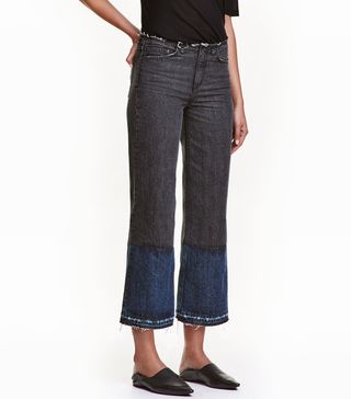 H&M + Wide Cropped Jeans