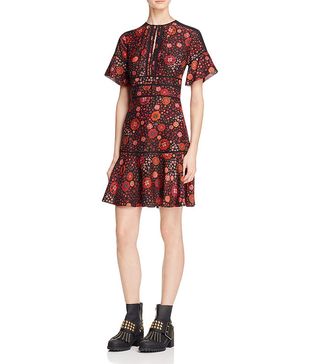 Burberry + Ava Floral Silk Dress