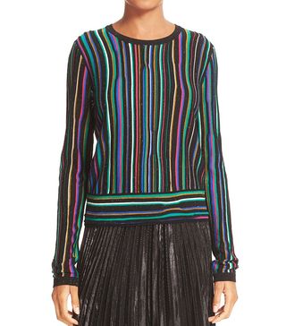 Diane von Furstenberg + Arisha Nep Stripe Sweater