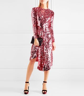 Preen by Thornton Bregazzi + Carlin Sequin-Embellished Dress