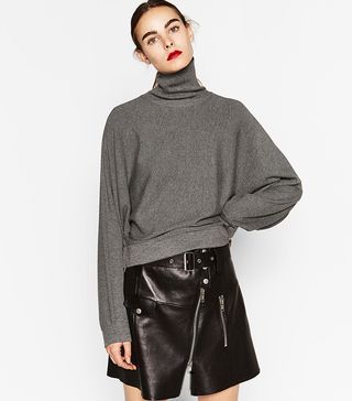 Zara + Batwing Sleeve Sweater