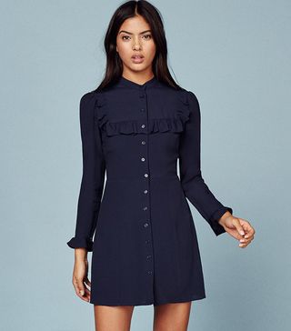 Reformation + Maia Dress in Navy