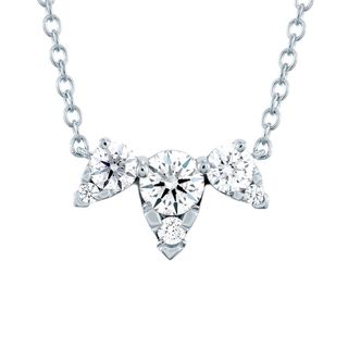 Hearts On Fire + Aerial Triple Diamond Necklace