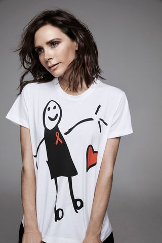 Victoria Beckham + World AIDS Day Tee