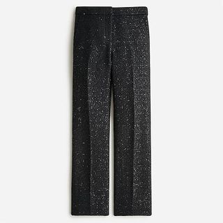 J.Crew + Kate Straight-Leg Pants in Sequin Tweed