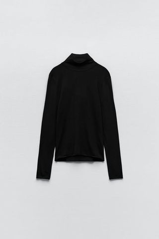 Zara + Turtleneck Knit Sweater