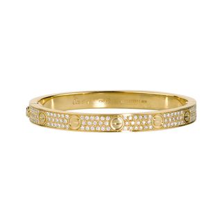 Cartier + Love Bracelet in Diamond Paved